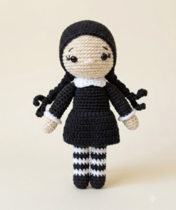 Patrón Digital Amigurumi Merlina