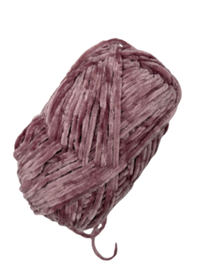 Chenille delgado color palo rosa